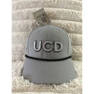 UCD UC Davis Embroidered Cap Hat Rope Snapback One Size The Game New NWT